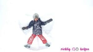 Sicher im Schnee spielen