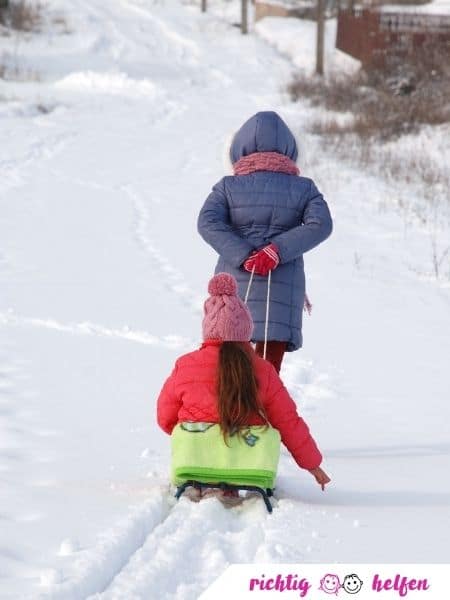sicheres spielen im Winter