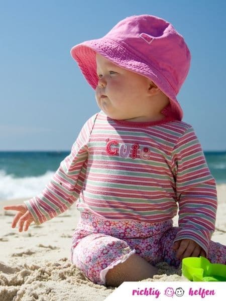 Baby in der Sonne