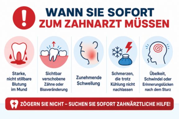 Infografik Kind Zahn abgebrochen